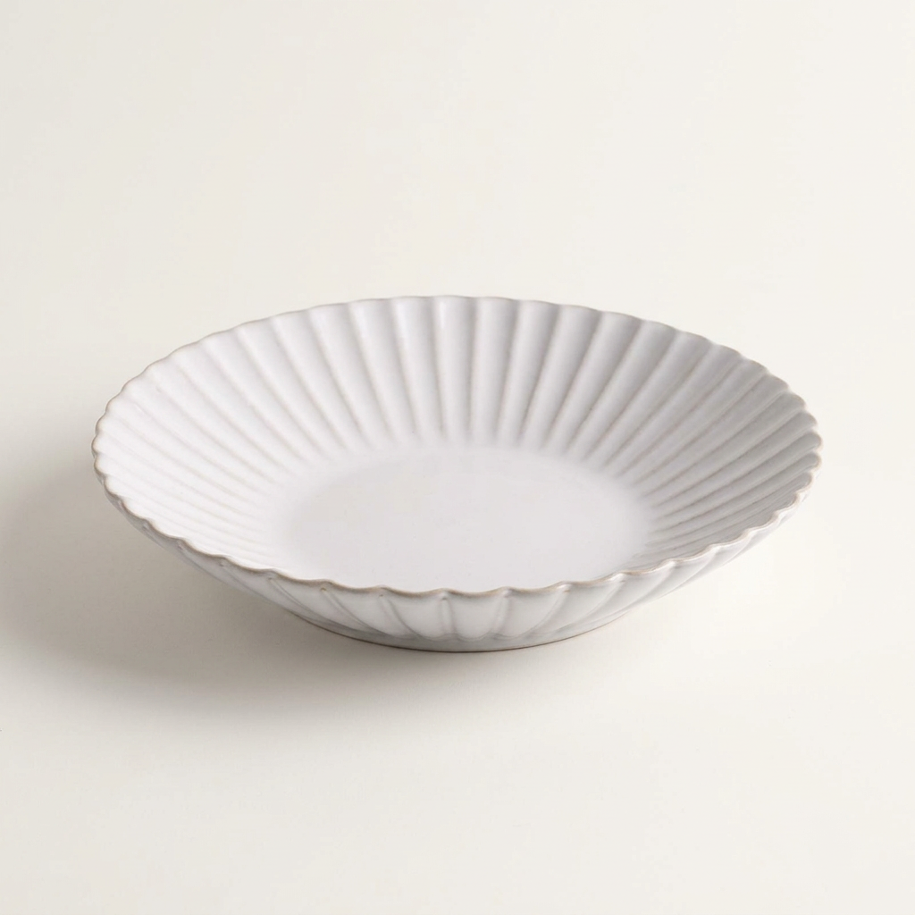 Aiko 24 cm deep plate, angled product view