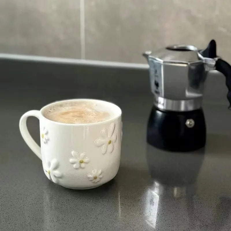 Daisy Latte Mug - EDEN + ASH