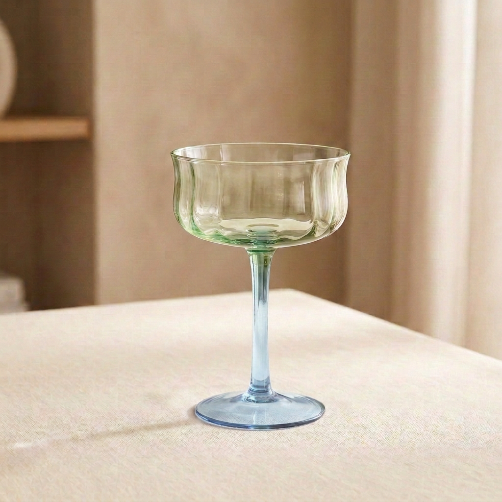Delphine coupe with shorter green stem gradient