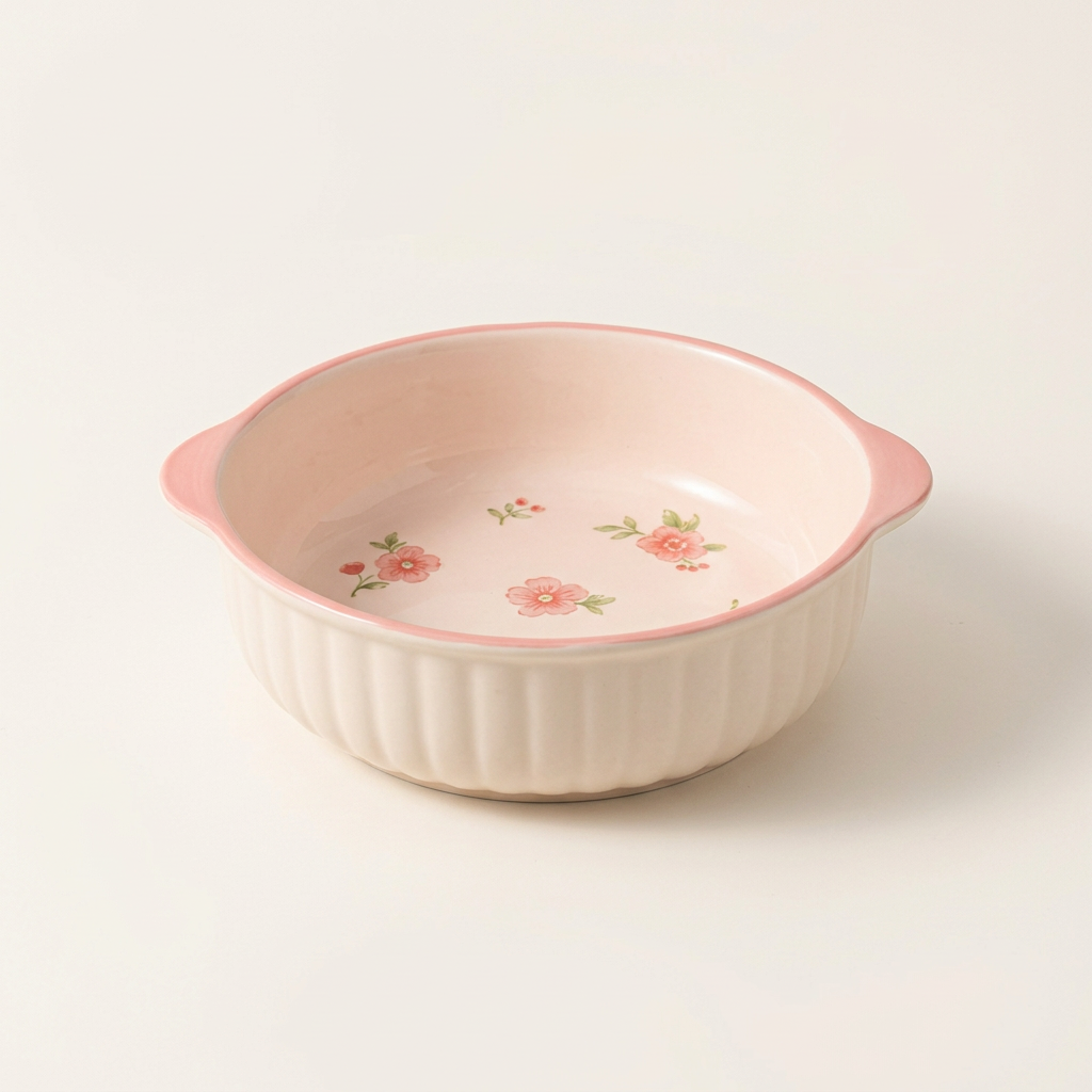7.5-inch floral bowl
