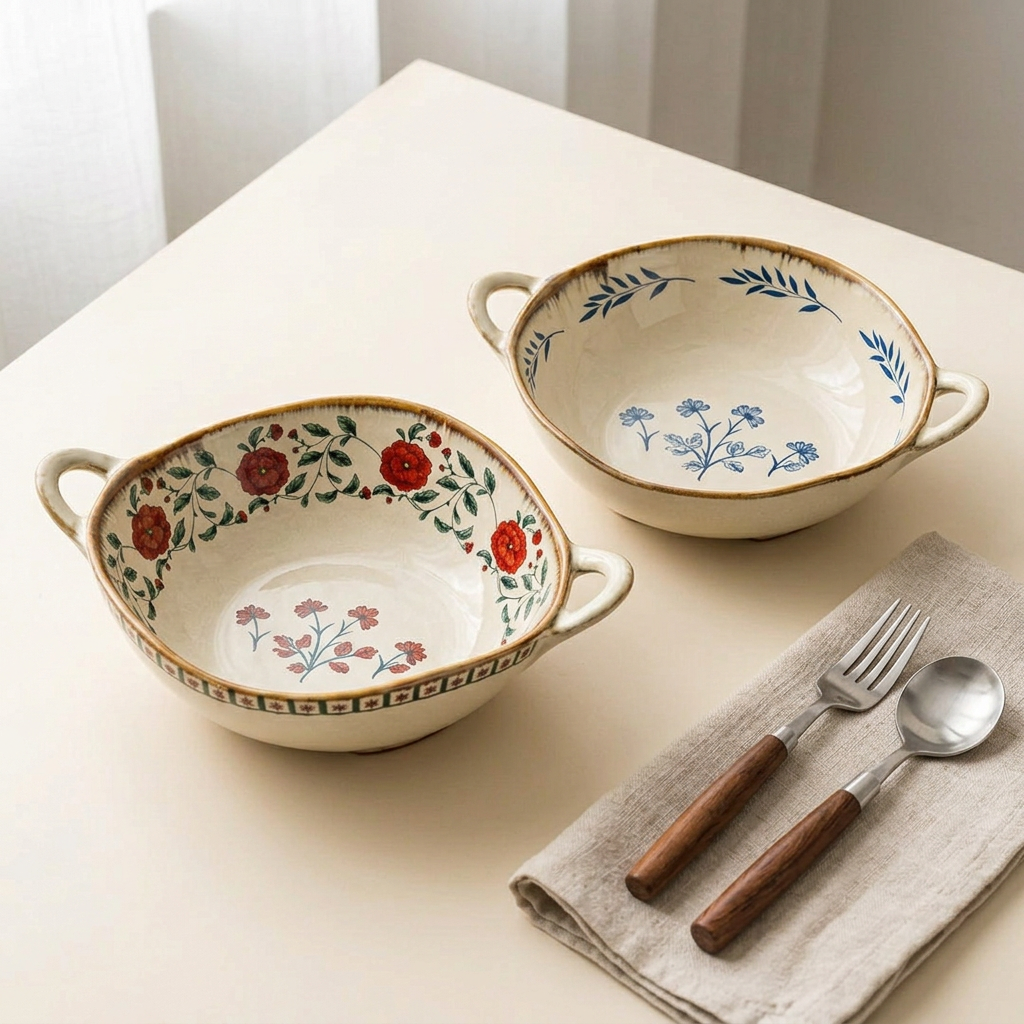 Both bowls in a simple square cover photo