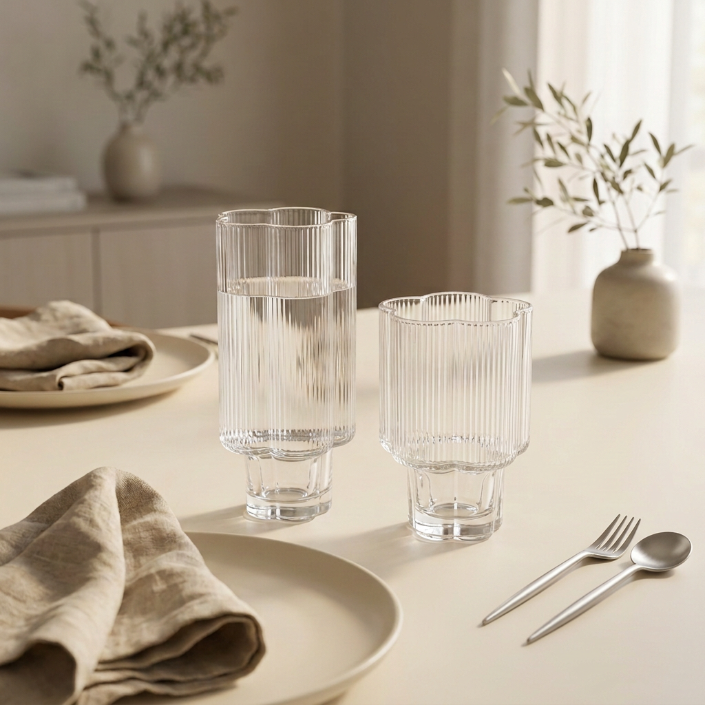 Clara table setting with one dessert fork and one dessert spoon