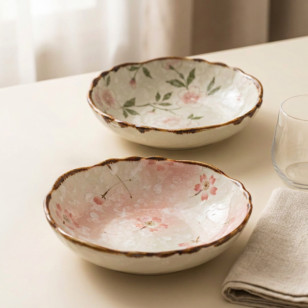 Hikaru table setting with flatware removed