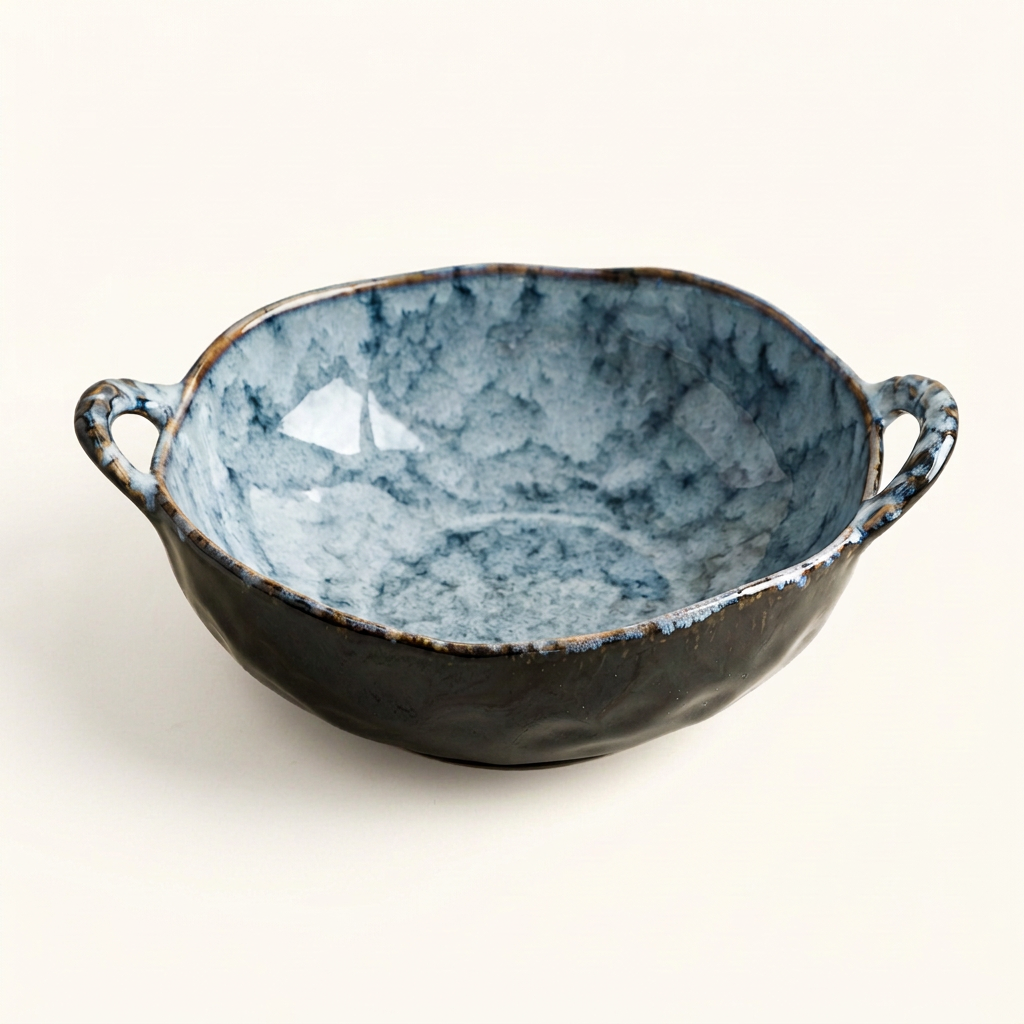 Marble Gray bowl with matching scale