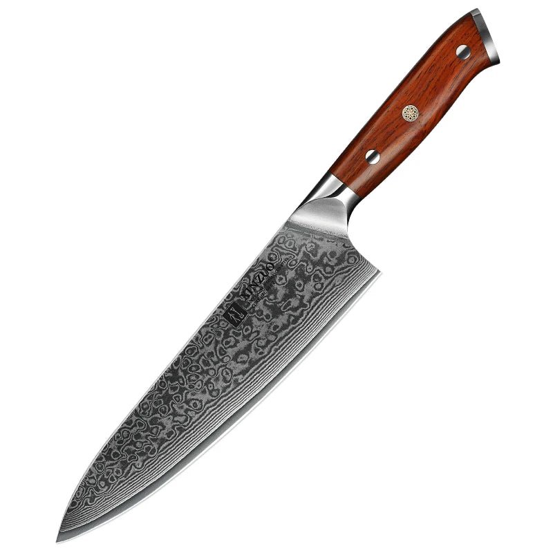 Zhiyu Damascus Steel Chef Knife - EDEN + ASH