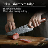 Zhiyu Damascus Steel Chef Knife - EDEN + ASH