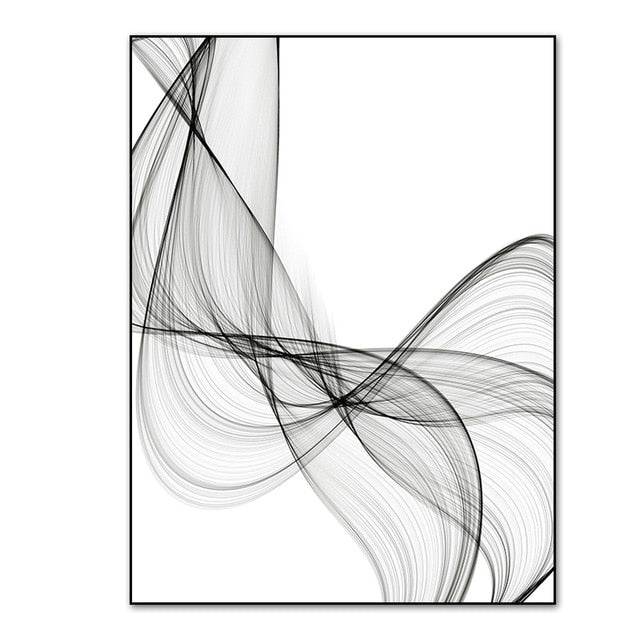 Abstract Endless Spiral Canvas Prints - EDEN + ASH