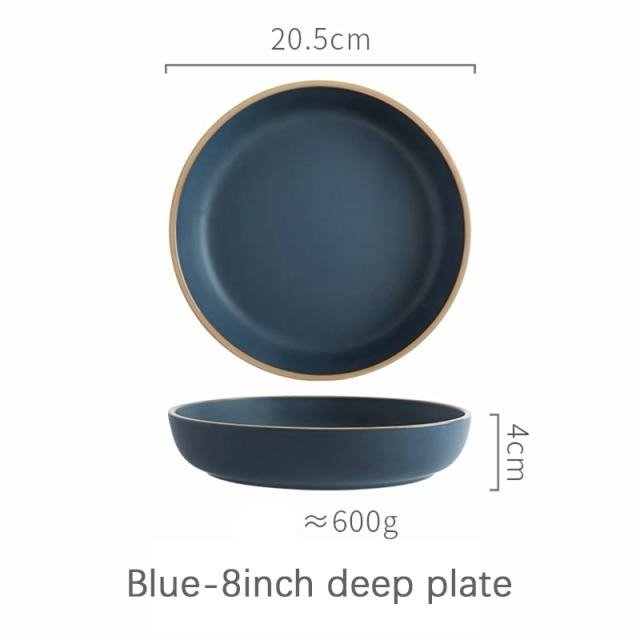 Arloev Dinnerware (Blue) - EDEN + ASH