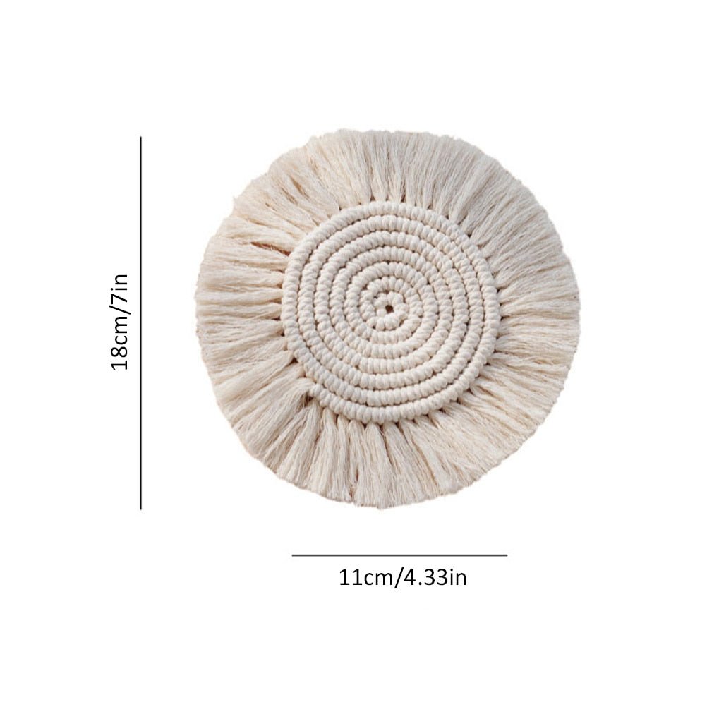 Kumla Macrame Coaster - EDEN + ASH