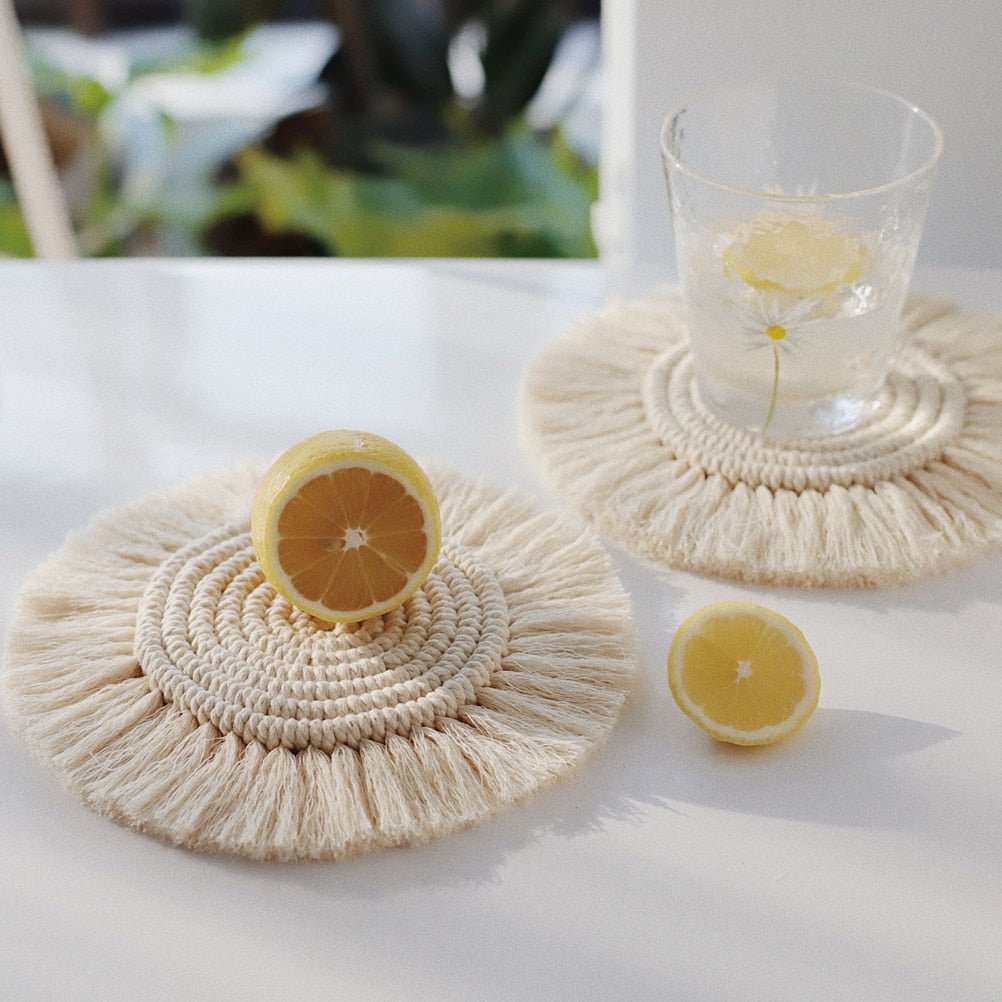 Kumla Macrame Coaster - EDEN + ASH