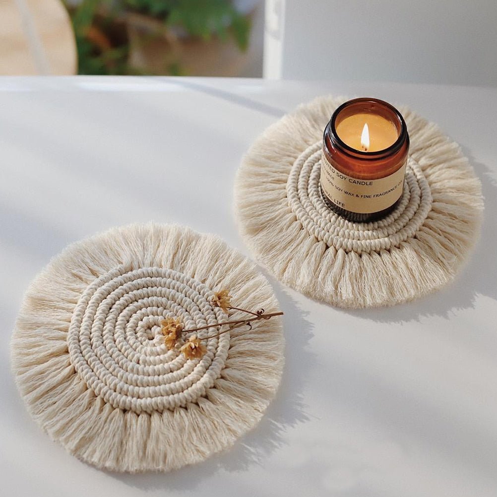 Kumla Macrame Coaster - EDEN + ASH