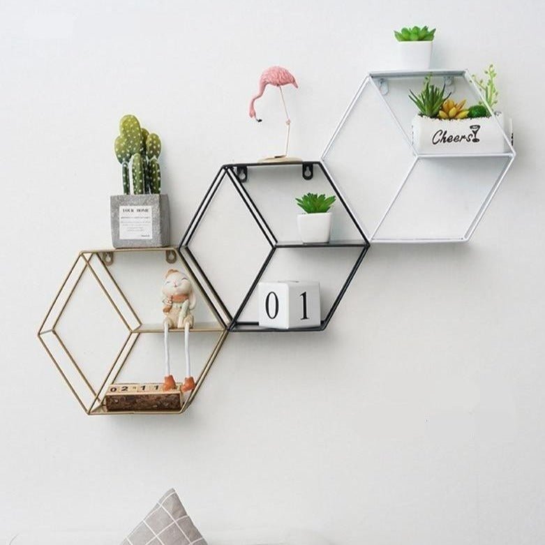 Onni Hexagon Shelf - EDEN + ASH