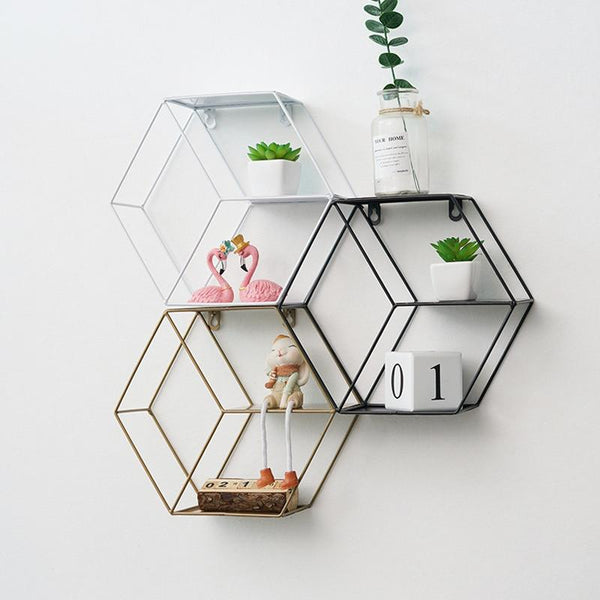Onni Hexagon Shelf - EDEN + ASH