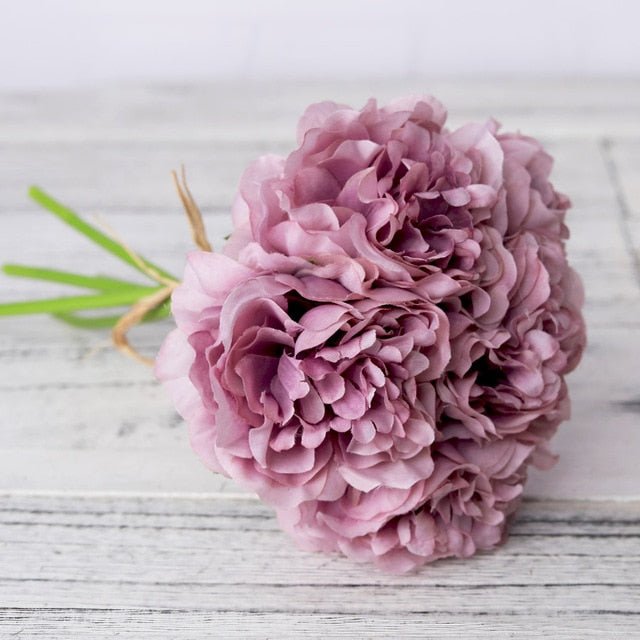 Silk Bush Peony Bouquet - EDEN + ASH