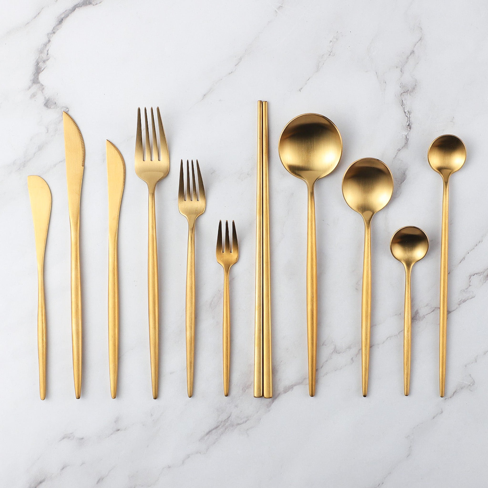 Stockholm Matte Flatware Pieces - EDEN + ASH