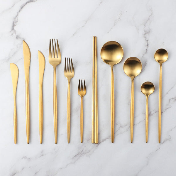 Copenhagen Matte Flatware Set – EDEN + ASH