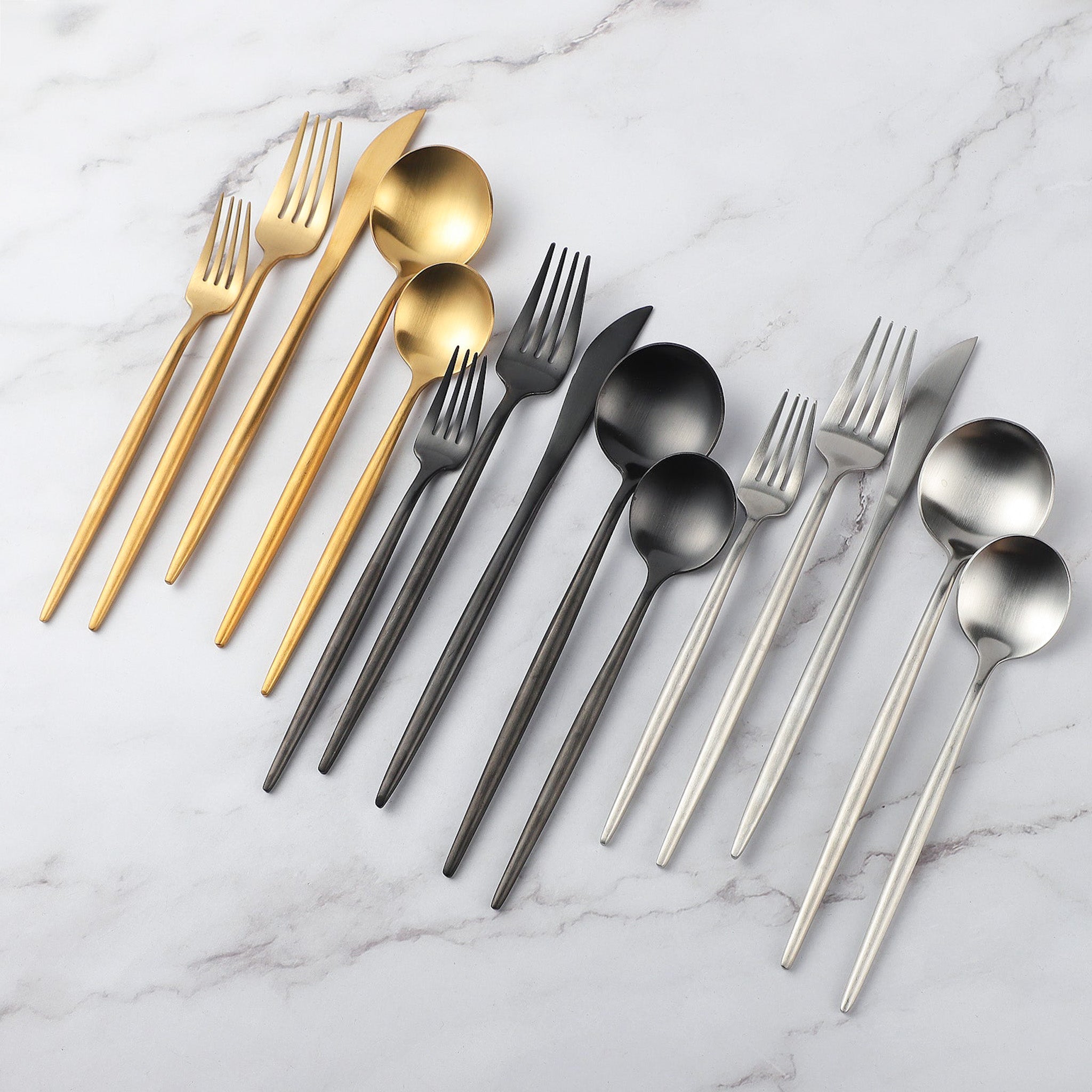 Stockholm Matte Flatware Set - EDEN + ASH