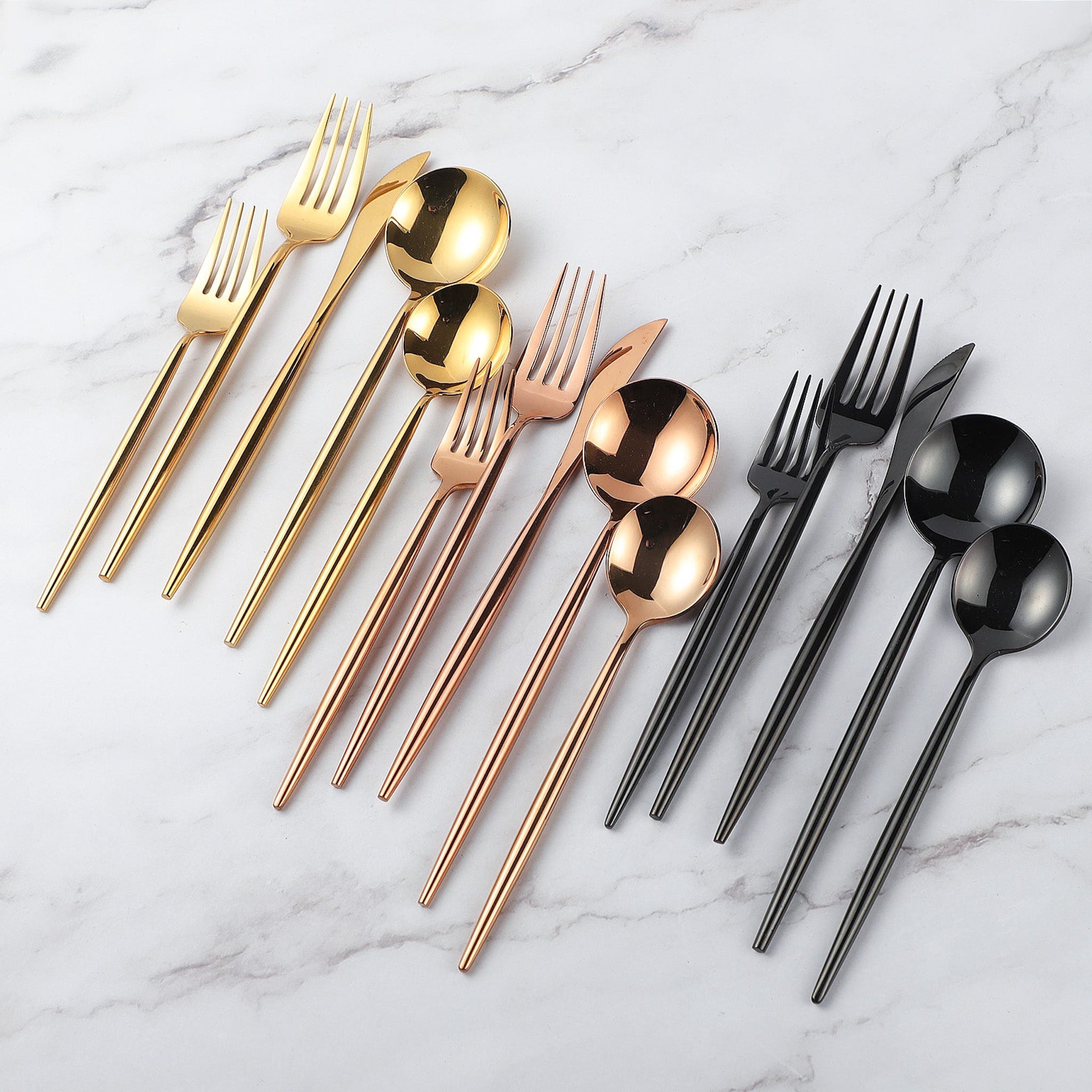 Stockholm Mirror Flatware Set - EDEN + ASH