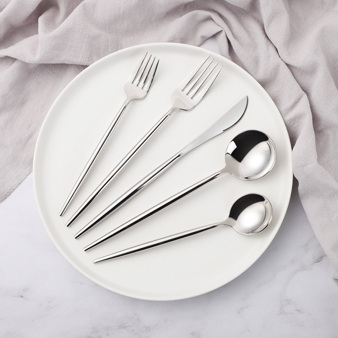 Stockholm Mirror Flatware Set - EDEN + ASH